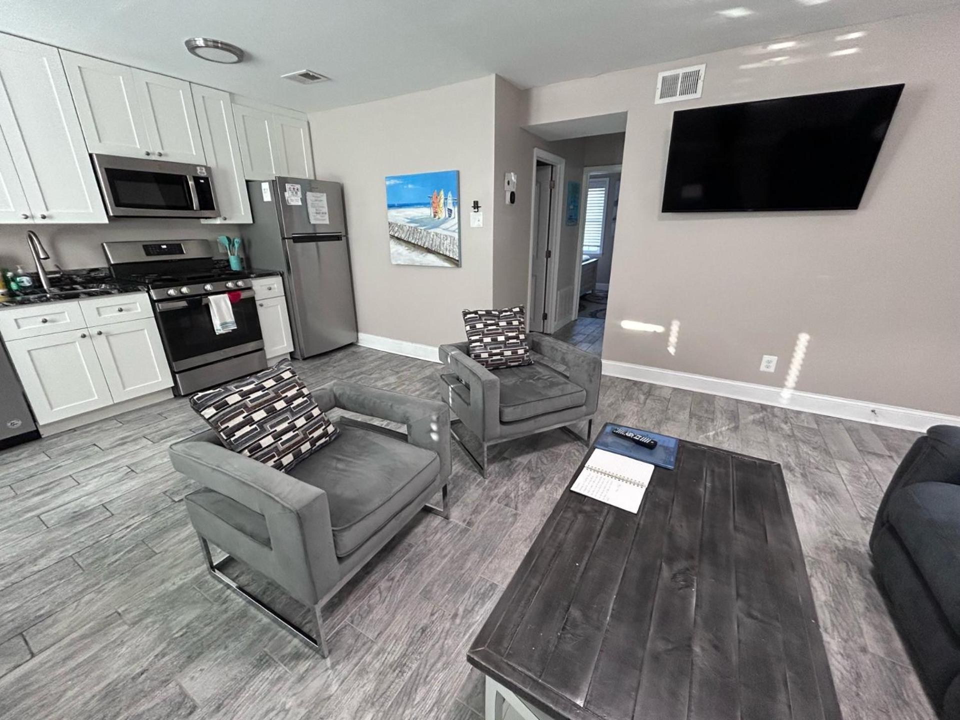 Beach Block Parking Modern Decor Porch Brigantine Kültér fotó